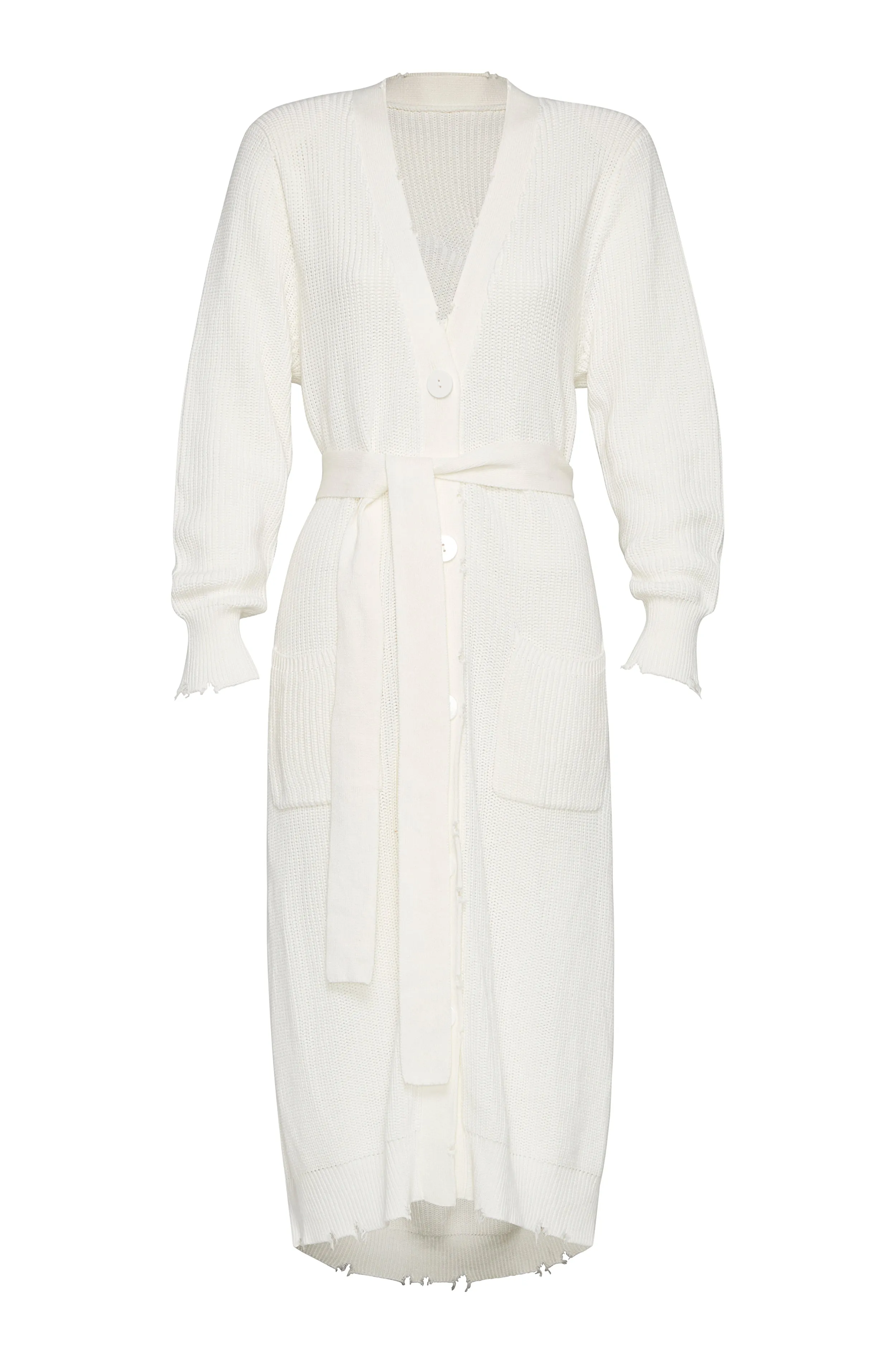 Amanda Sweater Dress White