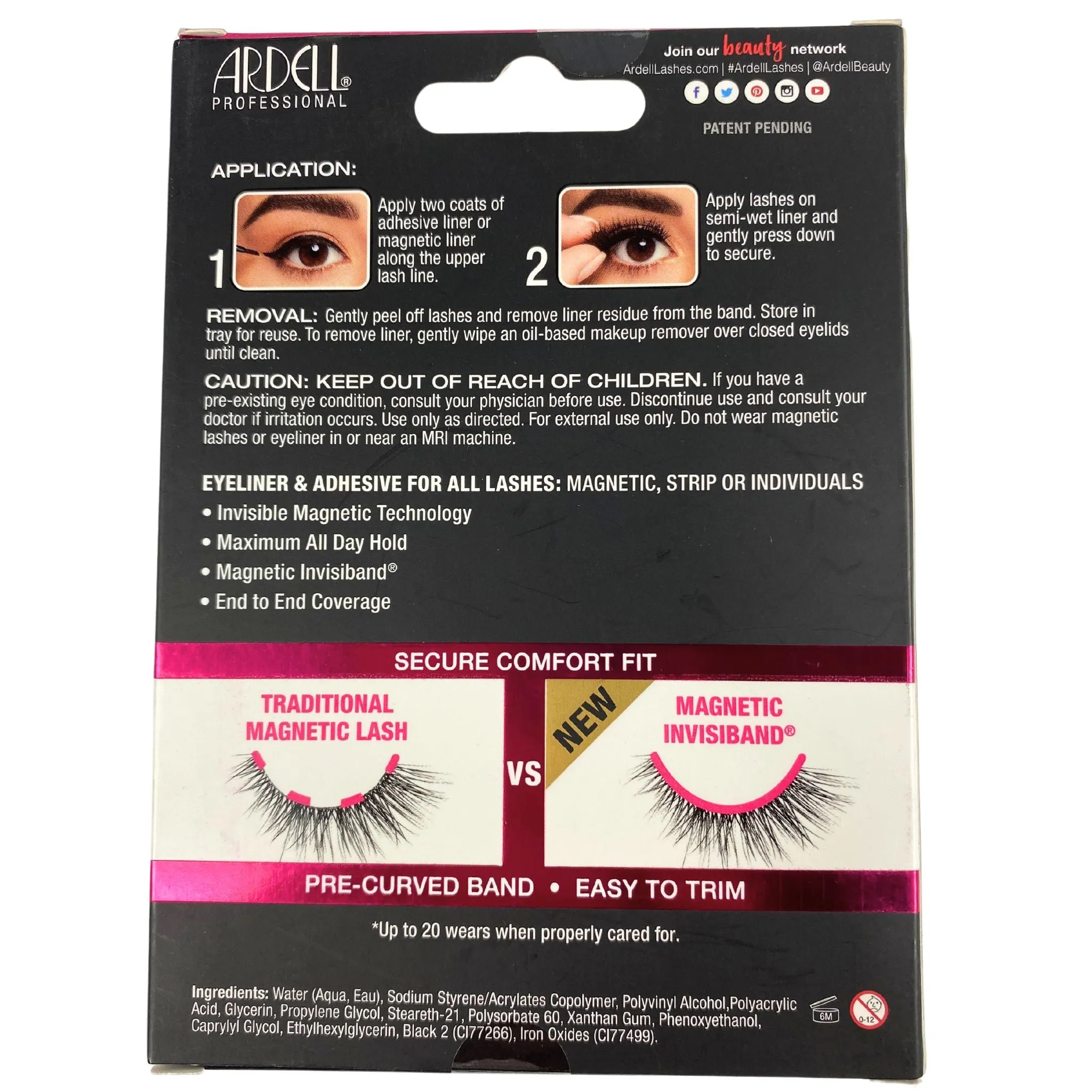 Ardell Magnetic Megahold Liner & Lash (64 Pcs Lot)