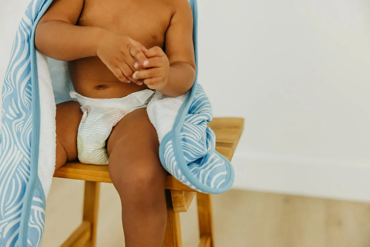 Baby Hooded Towel - Surf