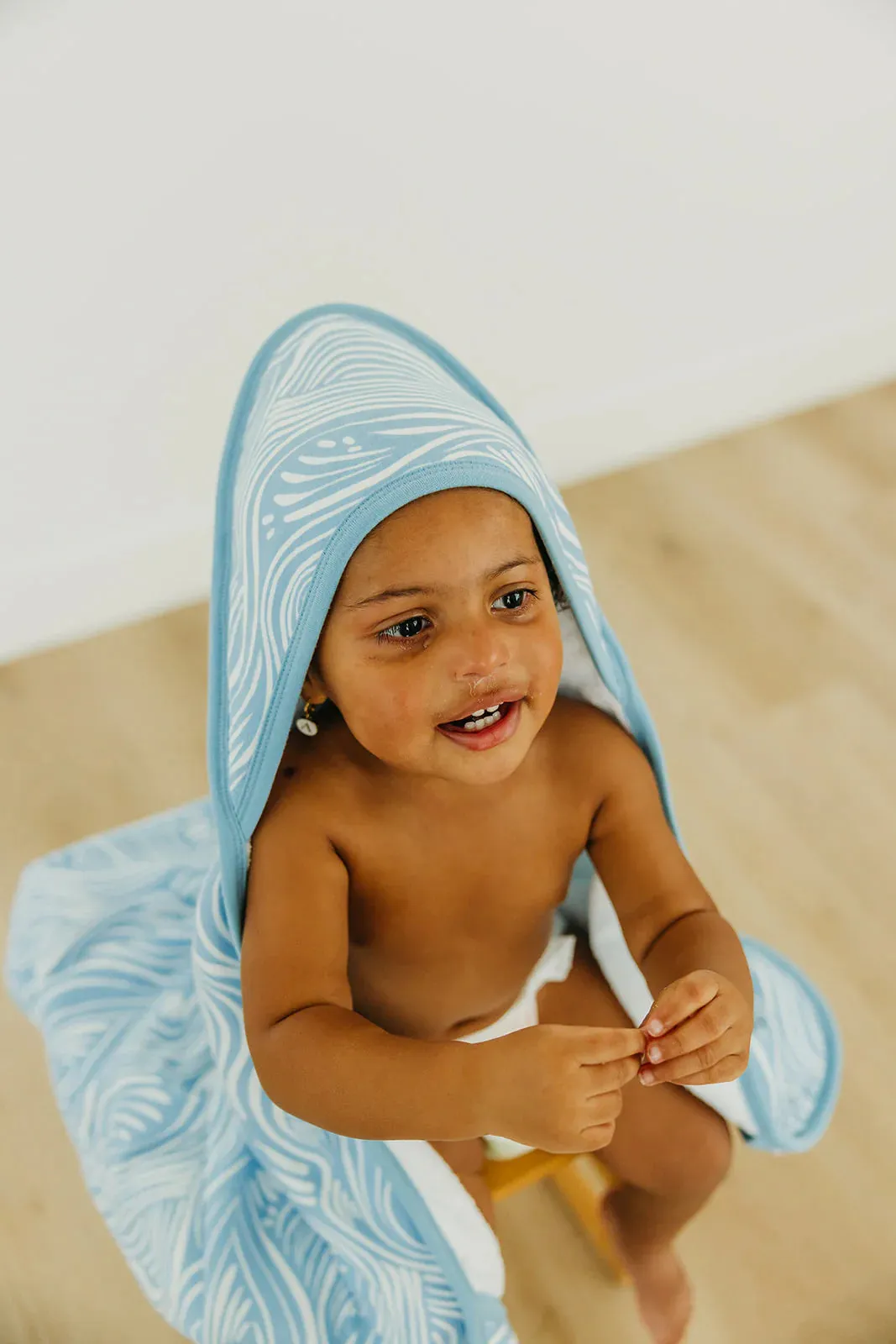 Baby Hooded Towel - Surf
