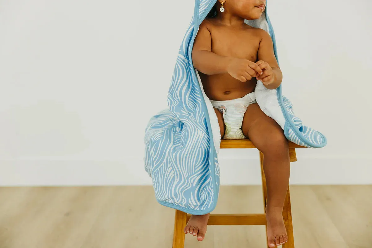 Baby Hooded Towel - Surf