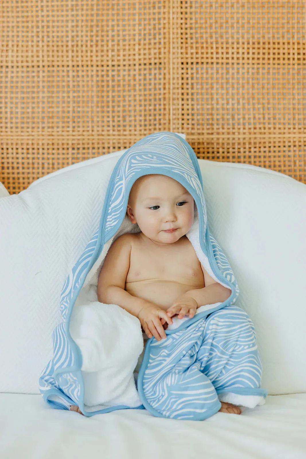 Baby Hooded Towel - Surf