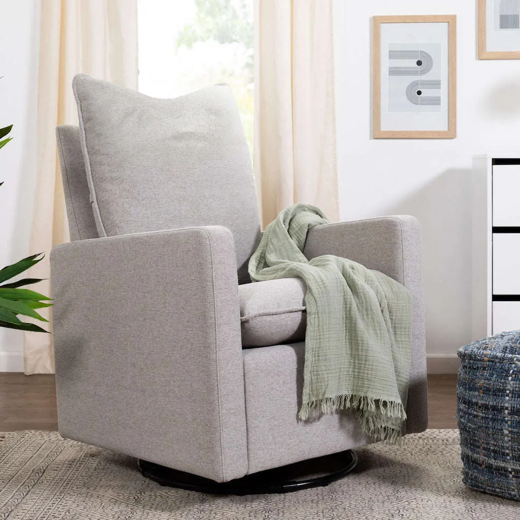 Babyletto Cali Pillowback Swivel Glider in Eco-Performance Fabric