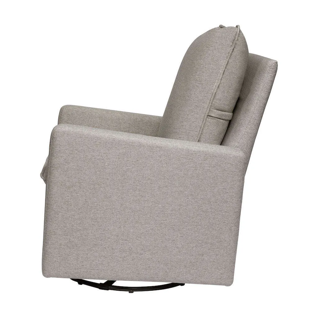 Babyletto Cali Pillowback Swivel Glider in Eco-Performance Fabric