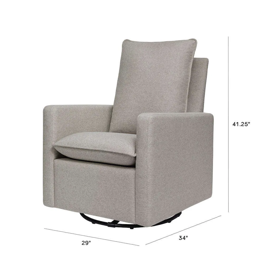 Babyletto Cali Pillowback Swivel Glider in Eco-Performance Fabric