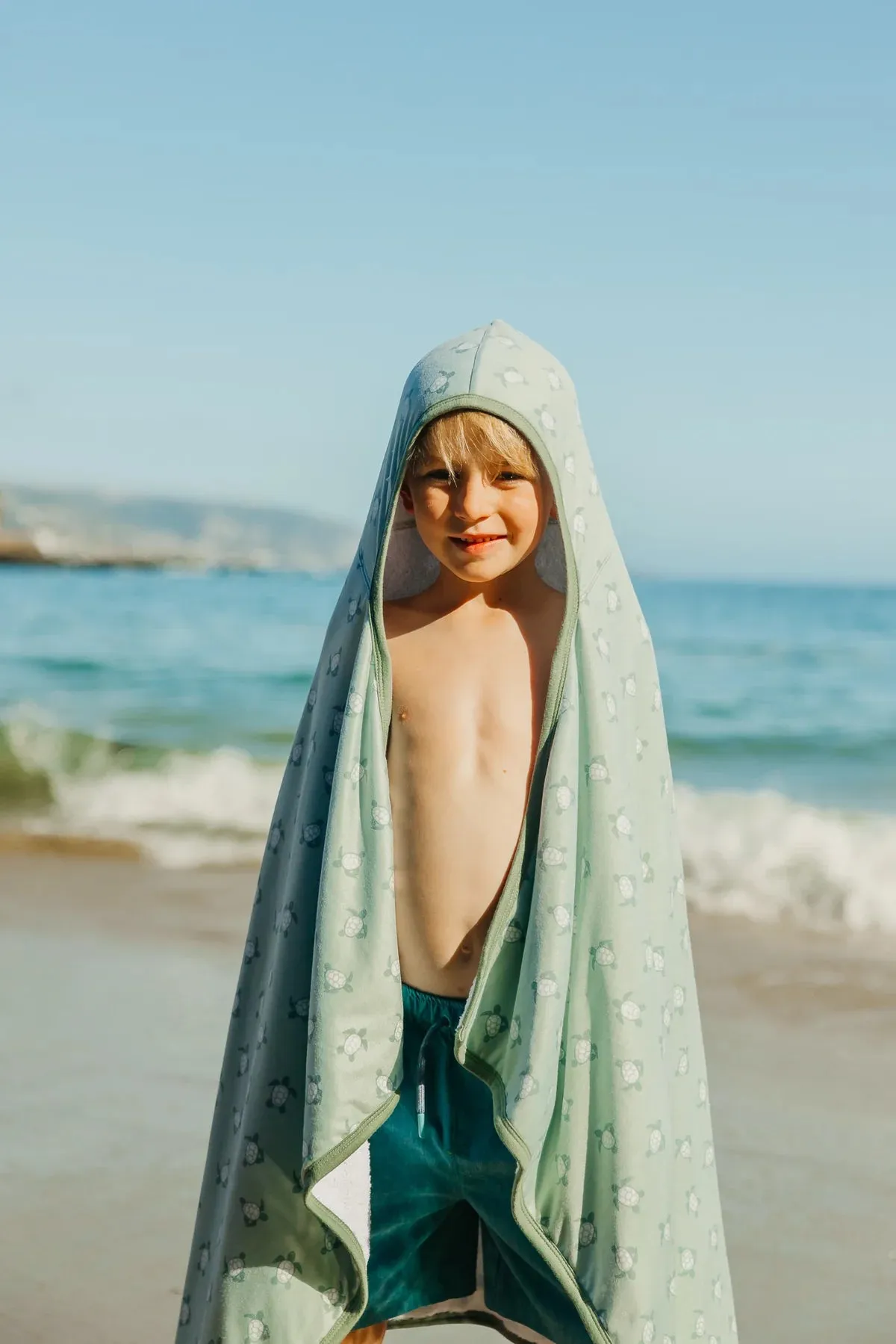 Big Kid Hooded Towel - Wade