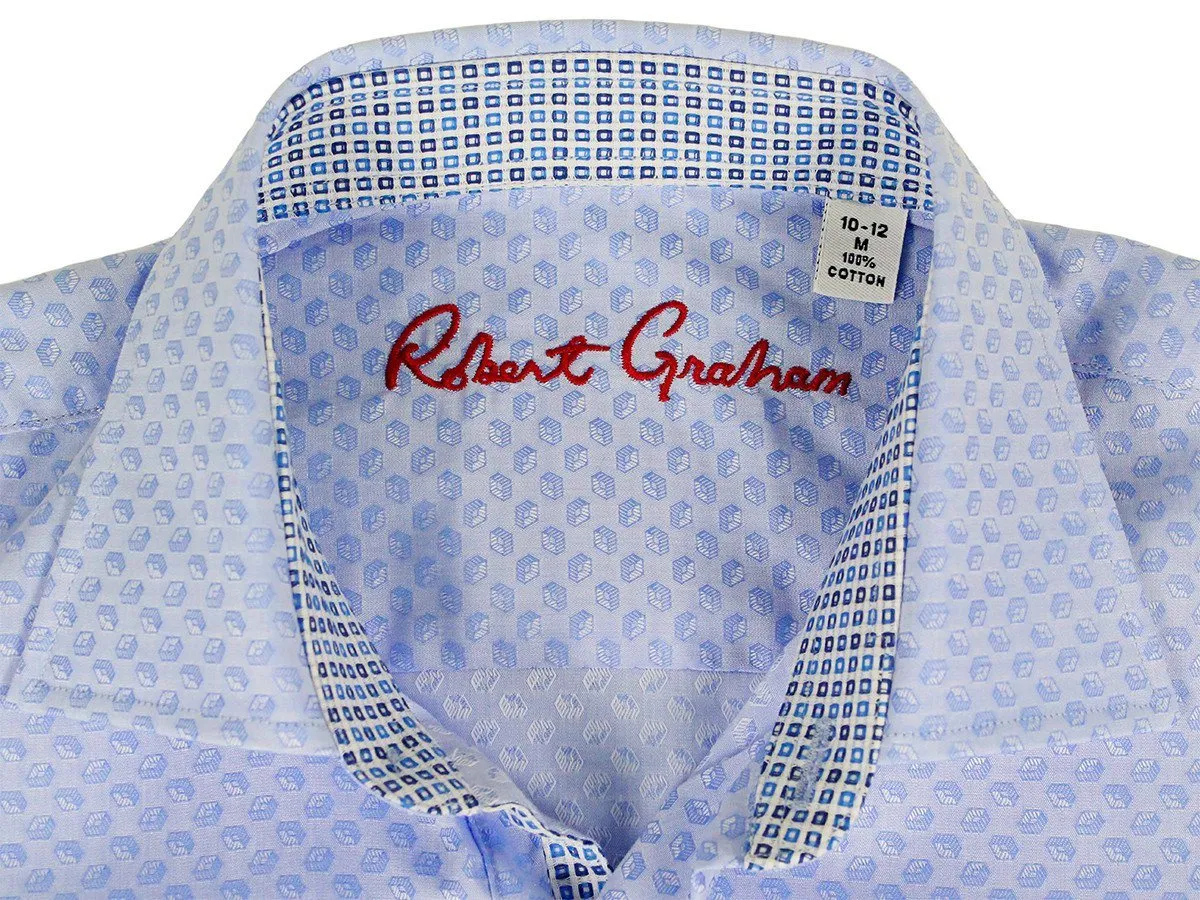 Boy's Sport Shirt 23622 Blue
