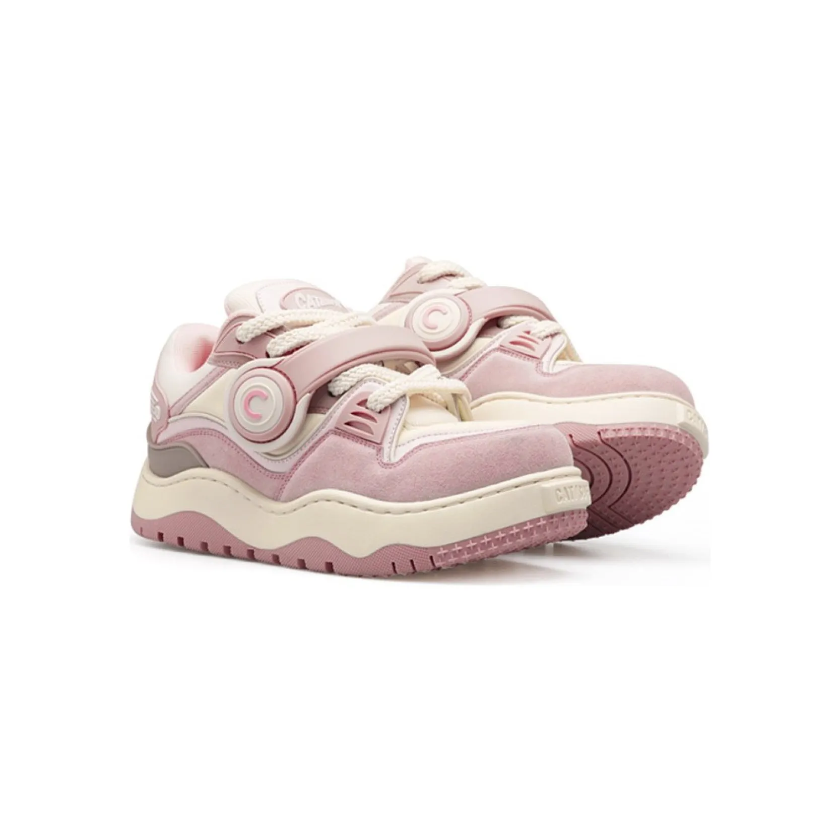 Cat & Sofa Headphone Shoes 'Lotus Pink'