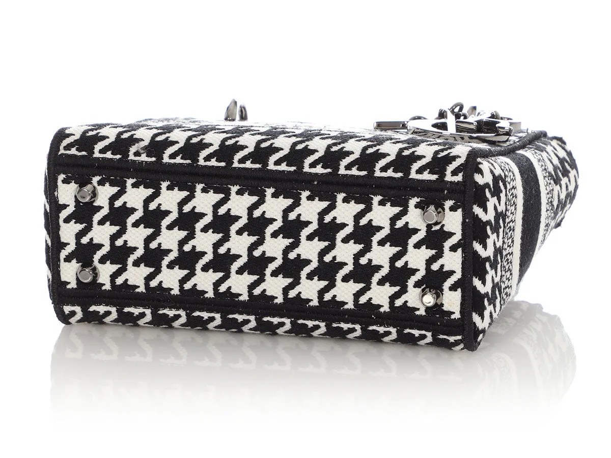Dior Mini Black and White Lady D-Lite Bag