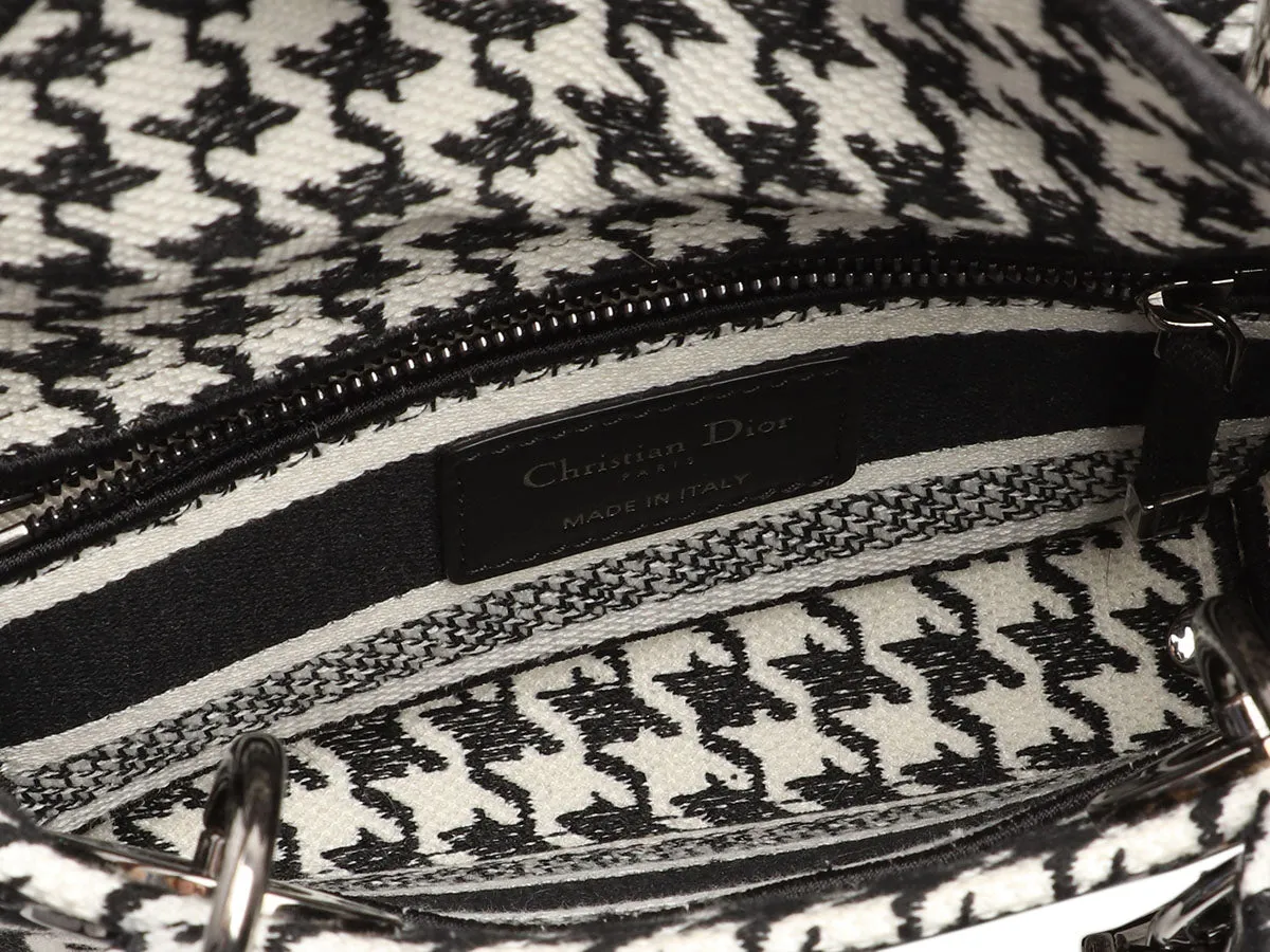 Dior Mini Black and White Lady D-Lite Bag