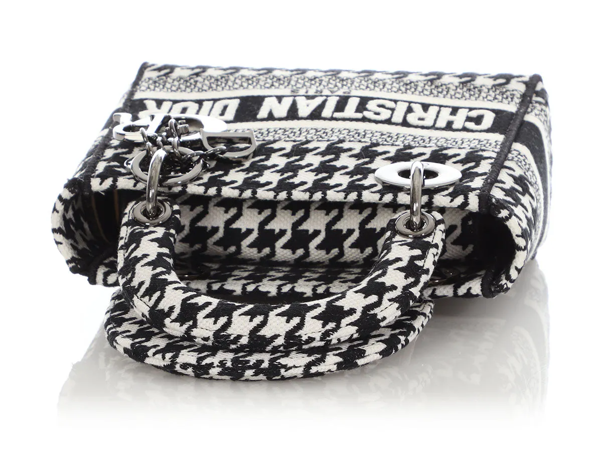 Dior Mini Black and White Lady D-Lite Bag