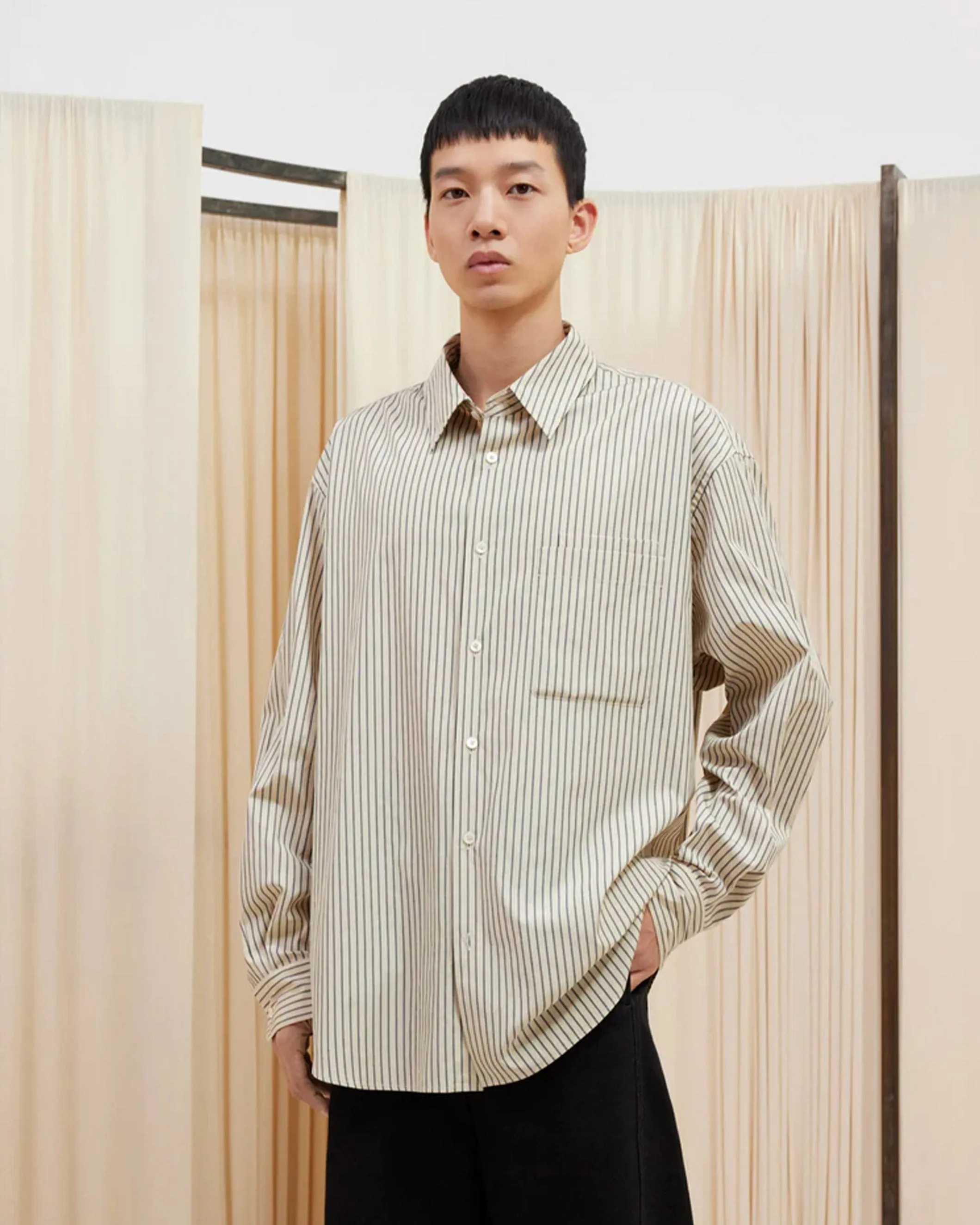 Double Pocket LS Shirt
