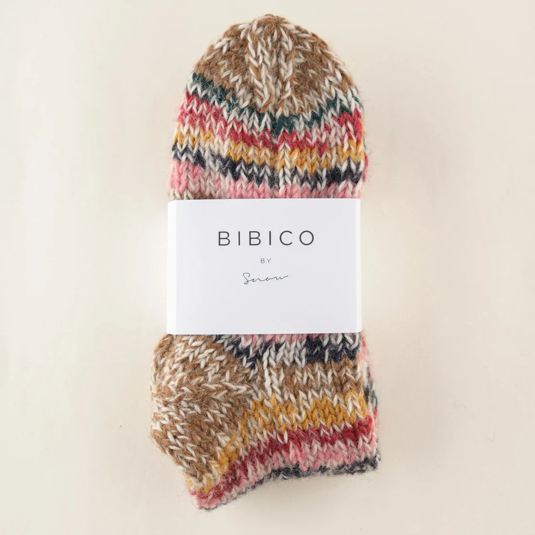 Flori Striped Knitted Socks