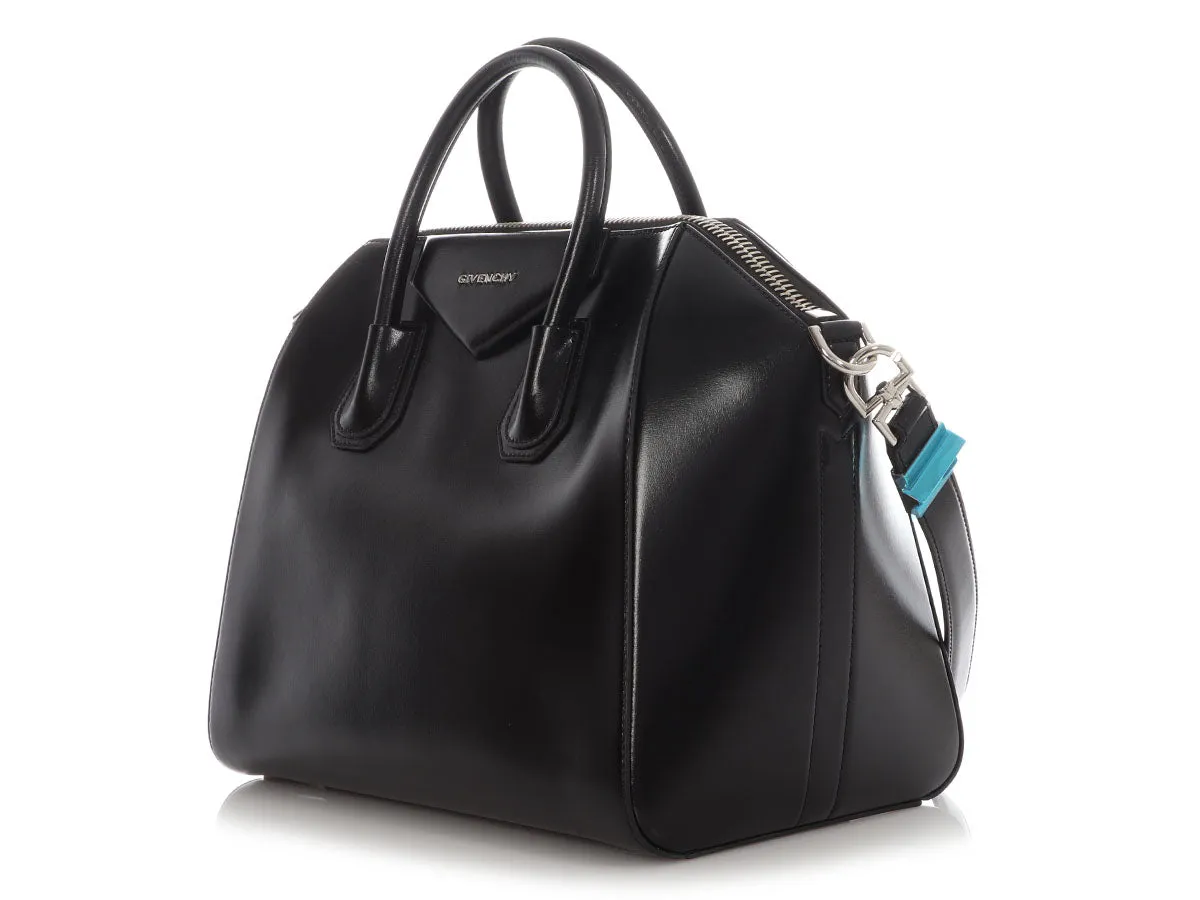 Givenchy Medium Black Shiny Calfskin Antigona