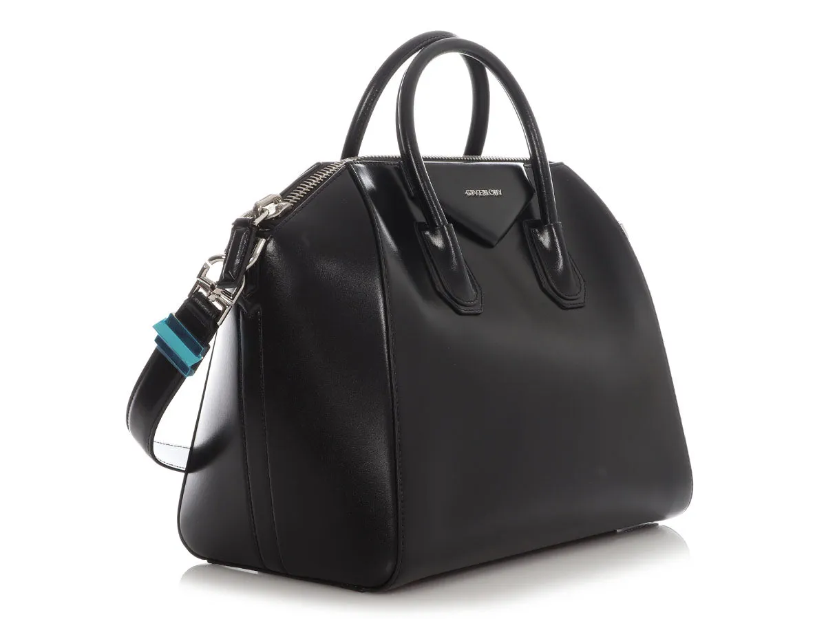 Givenchy Medium Black Shiny Calfskin Antigona