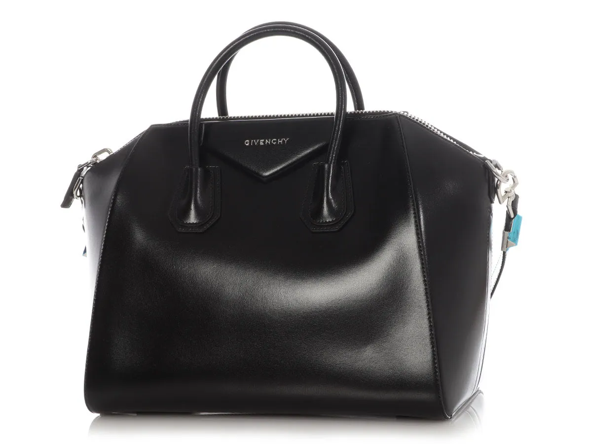 Givenchy Medium Black Shiny Calfskin Antigona
