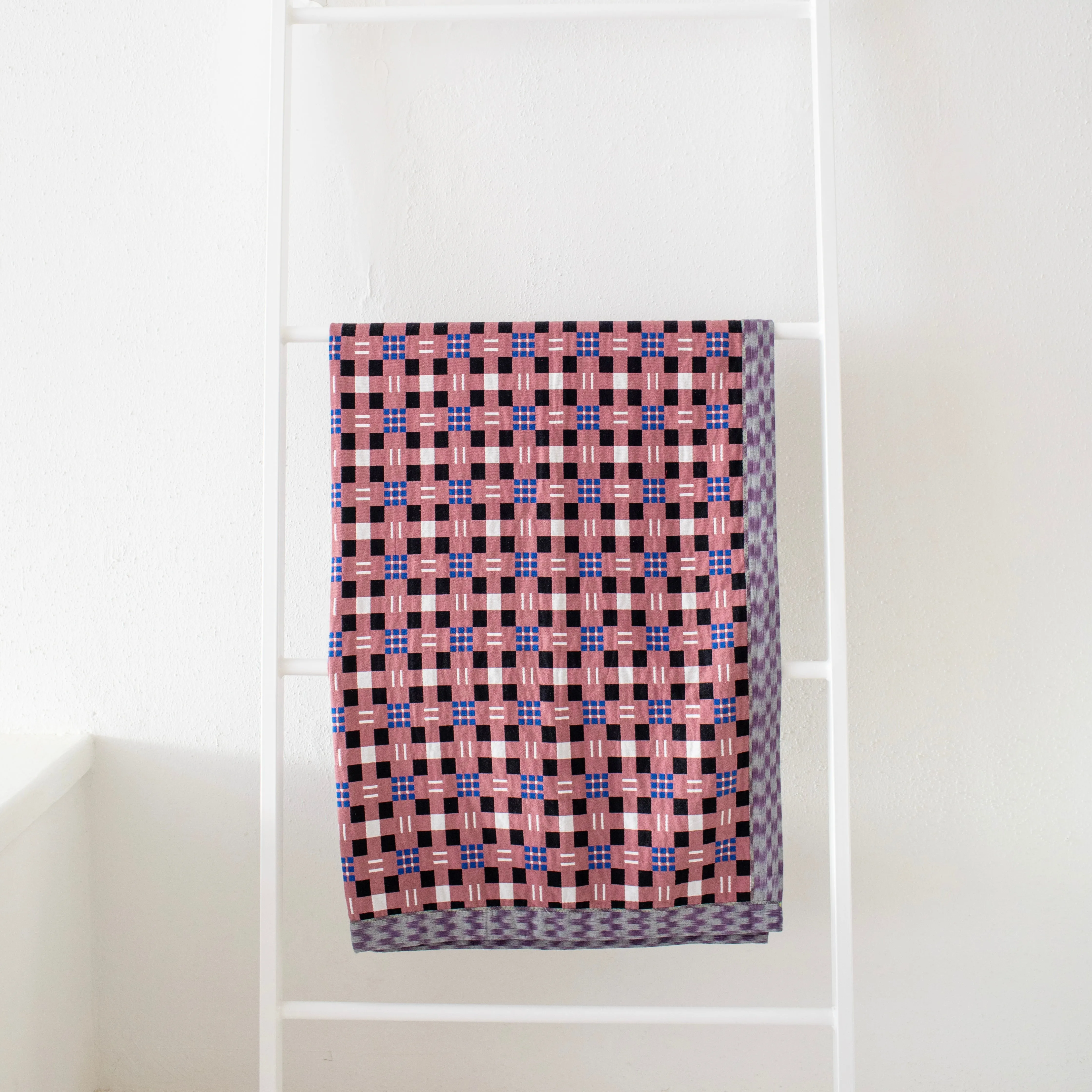 Gregory Parkinson Assamese Blanket : Dusted Pink Evening