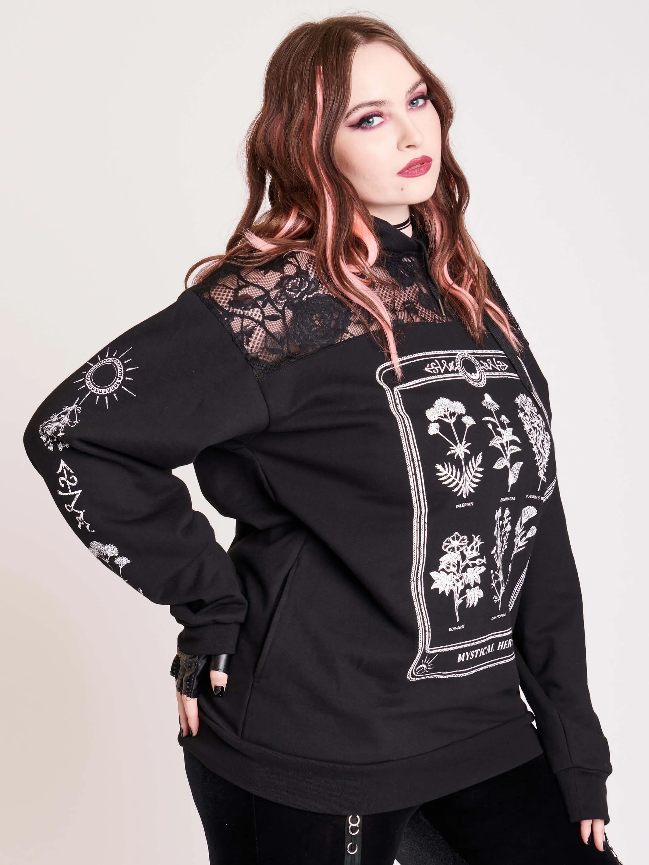 Mystical Herbs lace Hoodie