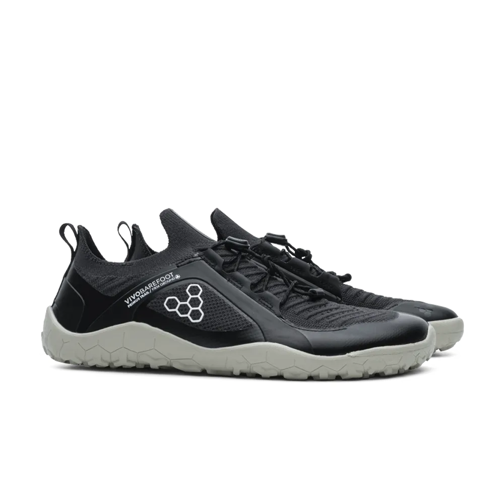 Vivobarefoot Primus Trail Knit FG Mens Obsidian Pelican