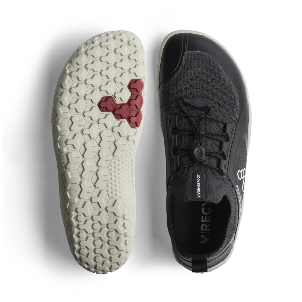Vivobarefoot Primus Trail Knit FG Mens Obsidian Pelican